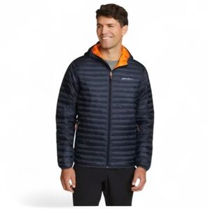 Eddie Bauer Puffer Goose Down EB700 Jacket Men's XLT Full Zip